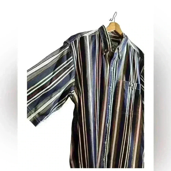 Pine Grove Vintage Retro Cotton Men’s Shirt Size Large - Picture 3 of 10